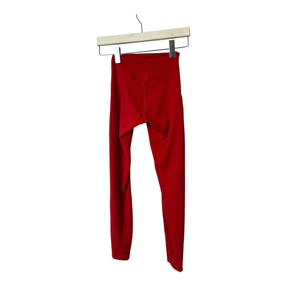 Lululemon Instill High-Rise Tight 25" Dark Red women’s size 2 - Picture 3 of 11